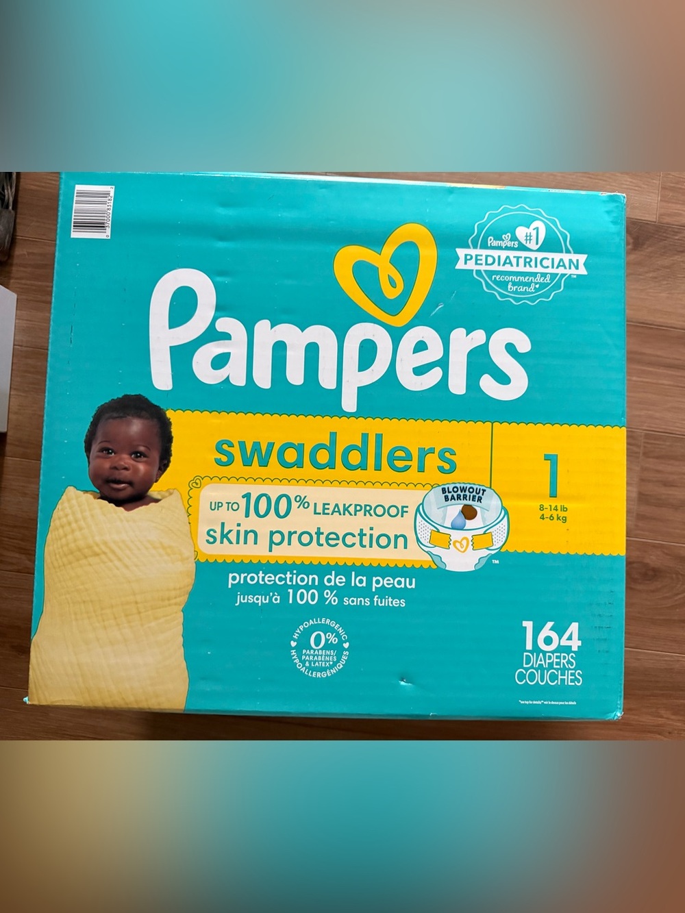 Pampers Swaddlers Diapers - size 1